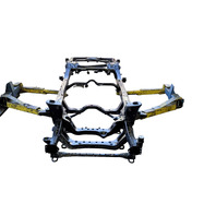 2003-2009 Toyota 4Runner V8 4X2 Front Center Rear Frame Section Assembly Cut, F029, OEM, 2003, 2004, 2005, 2006, 2007, 2008, 2009
