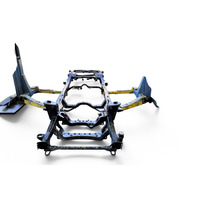 2003-2009 Toyota 4Runner V8 4X2 Front Center Rear Frame Section Assembly Cut, F029, OEM, 2003, 2004, 2005, 2006, 2007, 2008, 2009