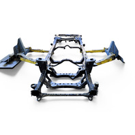 2003-2009 Toyota 4Runner V8 4X2 Front Center Rear Frame Section Assembly Cut, F029, OEM, 2003, 2004, 2005, 2006, 2007, 2008, 2009