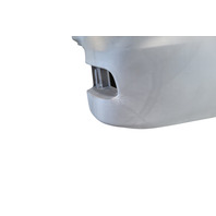 2003-2006 Toyota 4Runner Rear Left Bumper Extension End Cap Silver Metallic, 52153-35120, F029, OEM, 2003, 2004, 2005, 2006