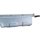 2003-2006 Toyota 4Runner Rear Center Bumper Cover Panel Silver Metallic, 52159-35100, F029, OEM, 2003, 2004, 2005, 2006