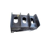 2003-2006 Toyota 4Runner Front Bumper Mounting Bracket Left/Right Set (2) 52145-35050, F029, OEM, 2003, 2004, 2005, 2006