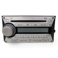 2007-2011 Toyota FJ Cruiser Radio CD Cassette Player 86120-35382, F030, OEM, 2007, 2008, 2009, 2010, 2011