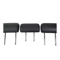 2007-2011 Toyota FJ Cruiser Rear Headrest, Black, Left/Center/Right Set(3), 71960-35043-B0, F030, OEM, 2007, 2008, 2009, 2010, 2011