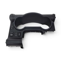 2007-2014 Toyota FJ Cruiser Speedometer Bezel Cluster Trim Black, 55422-35011-B0, F030, OEM, 2007, 2008, 2009, 2010, 2011, 2012, 2013, 2014
