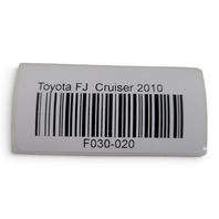 2007-2014 Toyota FJ Cruiser Secondary Sun Visor Sunvisor Right/Left, Gray 74304-35020-B0, 74303-35020-B0, F030, OEM, 2007, 2008, 2009, 2010, 2011, 2012, 2013, 2014