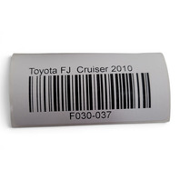 2007-2014 Toyota FJ Cruiser Instrument Center Panel Finish Trim Panel Set (2) 55012-35011, F030, OEM, 2007, 2008, 2009, 2010, 2011, 2012, 2013, 2014