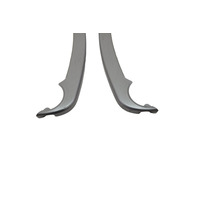 2007-2014 Toyota FJ Cruiser Instrument Center Panel Finish Trim Panel Set (2) 55012-35011, F030, OEM, 2007, 2008, 2009, 2010, 2011, 2012, 2013, 2014