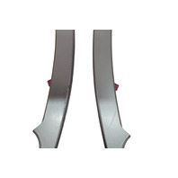 2007-2014 Toyota FJ Cruiser Instrument Center Panel Finish Trim Panel Set (2) 55012-35011, F030, OEM, 2007, 2008, 2009, 2010, 2011, 2012, 2013, 2014