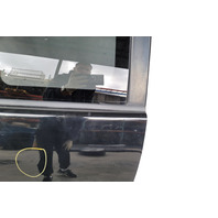 2007-2014 Toyota FJ Cruiser Rear Left/Driver Side Door Assembly Black, 67004-35222, F030, OEM, 2007, 2008, 2009, 2010, 2011, 2012, 2013, 2014