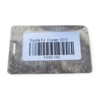 2007-2014 Toyota FJ Cruiser Engine Crank Pulley Crankshaft, 13470-31014, F030, OEM, 2007, 2008, 2009, 2010, 2011, 2012, 2013, 2014