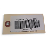 2007-2014 Toyota FJ Cruiser Holder Rear Left/Driver Bumper Upper, 52563-35030, F030, OEM, 2007, 2008, 2009, 2010, 2011, 2012, 2013, 2014