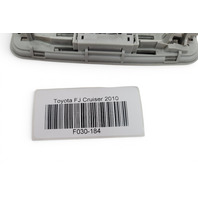 2007-2014 Toyota FJ Cruise Overhead Console Map Light Rear Center Gray Set(2) 81240-02090-B0, 81240-02090-B0, F030, OEM, 2007, 2008, 2009, 2010, 2011, 2012, 2013, 2014