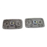 2007-2014 Toyota FJ Cruise Overhead Console Map Light Rear Center Gray Set(2) 81240-02090-B0, 81240-02090-B0, F030, OEM, 2007, 2008, 2009, 2010, 2011, 2012, 2013, 2014