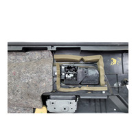 2007-2014 Toyota FJ Cruiser Door Panel Front Right/Passenger Black, 67610-35B92-B2, F030, OEM, 2007, 2008, 2009, 2010, 2011, 2012, 2013, 2014