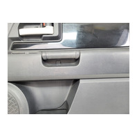 2007-2014 Toyota FJ Cruiser Door Panel Front Right/Passenger Black, 67610-35B92-B2, F030, OEM, 2007, 2008, 2009, 2010, 2011, 2012, 2013, 2014