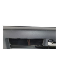 2007-2014 Toyota FJ Cruiser Door Panel Front Left/Driver Black, 67620-35B33-B2, F030, OEM, 2007, 2008, 2009, 2010, 2011, 2012, 2013, 2014