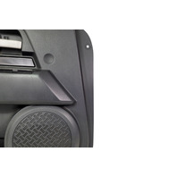 2007-2014 Toyota FJ Cruiser Door Panel Front Left/Driver Black, 67620-35B33-B2, F030, OEM, 2007, 2008, 2009, 2010, 2011, 2012, 2013, 2014