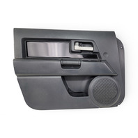 2007-2014 Toyota FJ Cruiser Door Panel Front Left/Driver Black, 67620-35B33-B2, F030, OEM, 2007, 2008, 2009, 2010, 2011, 2012, 2013, 2014