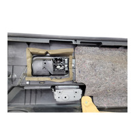 2007-2014 Toyota FJ Cruiser Door Panel Front Left/Driver Black, 67620-35B33-B2, F030, OEM, 2007, 2008, 2009, 2010, 2011, 2012, 2013, 2014