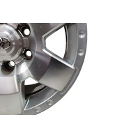2007-2011 Toyota FJ Cruiser Alloy Wheel, Rim Disc, 17X7.5J 6 Spoke #3, 42611-35480, F030, OEM, 2007, 2008, 2009, 2010, 2011