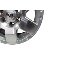 2007-2011 Toyota FJ Cruiser Alloy Wheel, Rim Disc, 17X7.5J 6 Spoke #4, 42611-35480, F030, OEM, 2007, 2008, 2009, 2010, 2011