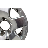 2007-2011 Toyota FJ Cruiser Alloy Wheel, Rim Disc, 17X7.5J 6 Spoke #5, 42611-35480, F030, OEM, 2007, 2008, 2009, 2010, 2011