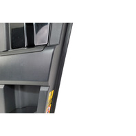 2007-2014 Toyota FJ Cruiser Door Panel Rear Right/Passenger Black, 67630-35B71-B1, F030, OEM, 2007, 2008, 2009, 2010, 2011, 2012, 2013, 2014