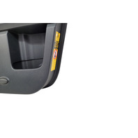 2007-2014 Toyota FJ Cruiser Door Panel Rear Right/Passenger Black, 67630-35B71-B1, F030, OEM, 2007, 2008, 2009, 2010, 2011, 2012, 2013, 2014