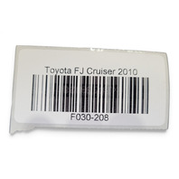2007-2014 Toyota FJ Cruiser Rear Trunk Panel Carpet Rubber Cargo Mat 58570-35140-B0, F030, OEM, 2007, 2008, 2009, 2010, 2011, 2012, 2013, 2014