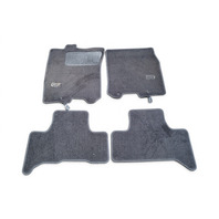 2007-2010 Toyota FJ Cruiser Carpet Floor Mats 4 Piece Set Black, PT548-60070-11, F030, OEM, 2007, 2008, 2009, 2010