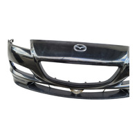 2004-2008 Mazda RX-8 RX8 Front Bumper Cover Black, F1Y1-50-03XA-BB, F031, OEM, 2004, 2005, 2006, 2007, 2008
