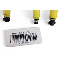 2004-2008 Mazda RX-8 RX8 RX8 Fuel Injectors Gas Sender Set (4) Denso N3H2-13-250, F031, OEM, 2004, 2005, 2006, 2007, 2008