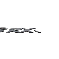 2004-2008 Mazda RX-8 Rear Trunk Lift-gate Deck Lid Emblem "RX-8" ONLY F151-51-721A, F031, OEM, 2004, 2005, 2006, 2007, 2008