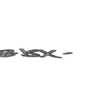 2004-2008 Mazda RX-8 Rear Trunk Lift-gate Deck Lid Emblem "RX-8" ONLY F151-51-721A, F031, OEM, 2004, 2005, 2006, 2007, 2008