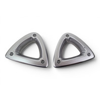 2004-2008 Mazda RX-8 RX8 Front Left & Right Side Seat Triangle Rotor Trim Set F151-88-1L9A, F031, OEM, 2004, 2005, 2006, 2007, 2008