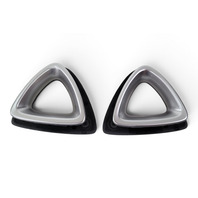 2004-2008 Mazda RX-8 RX8 Front Left & Right Side Seat Triangle Rotor Trim Set F151-88-1L9A, F031, OEM, 2004, 2005, 2006, 2007, 2008