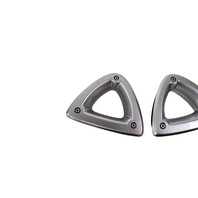 2004-2008 Mazda RX-8 RX8 Front Left & Right Side Seat Triangle Rotor Trim Set F151-88-1L9A, F031, OEM, 2004, 2005, 2006, 2007, 2008