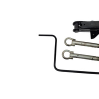 2004-2011 Mazda RX-8 RX8 Spare Tire Tool Set Kit Jack Assembly Wrench 5 Piece GA5R-37-790C, F031, OEM, 2004, 2005, 2006, 2007, 2008, 2009, 2010, 2011