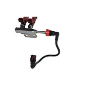 2004-2008 Mazda RX-8 RX8 Fuel Injectors Gas Sender Set (2) Denso N3H2-13-250, F031, OEM, 2004, 2005, 2006, 2007, 2008