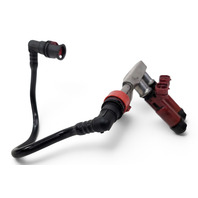 2004-2008 Mazda RX-8 RX8 Fuel Injectors Gas Sender Set (2) Denso N3H2-13-250, F031, OEM, 2004, 2005, 2006, 2007, 2008