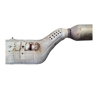 2004-2008 Mazda RX-8 Exhaust Muffler Pipe w/Flex Muffler Pipe Converter N3Y3-20-55XA, F031, OEM, 2004, 2005, 2006, 2007, 2008