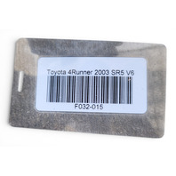 2003-2009 Toyota 4Runner Power Steering Pump w/Pulley 44310-35660, F032, OEM, 2003, 2004, 2005, 2006, 2007, 2008, 2009