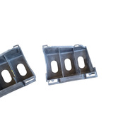 2003-2006 Toyota 4Runner Front Bumper Mounting Bracket Left/Right Set (2) 52145-35050, F032, OEM, 2003, 2004, 2005, 2006