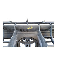 2003-2006 Toyota 4Runner Front Bumper Upper Grill Silver Metallic, 53100-35860-B0, F032, OEM, 2003, 2004, 2005, 2006