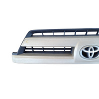 2003-2006 Toyota 4Runner Front Bumper Upper Grill Silver Metallic, 53100-35860-B0, F032, OEM, 2003, 2004, 2005, 2006