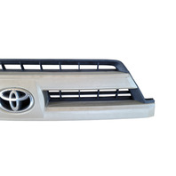 2003-2006 Toyota 4Runner Front Bumper Upper Grill Silver Metallic, 53100-35860-B0, F032, OEM, 2003, 2004, 2005, 2006