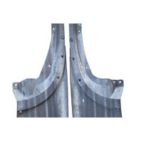 2003-2006 Toyota 4Runner Rear Mud Flap Guard Left/Right Set (2) 76607-35090, F032, OEM, 2003, 2004, 2005, 2006
