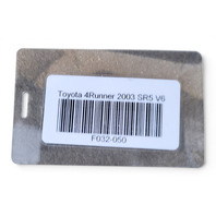 2003-2009 Toyota 4Runner Cooling Radiator Fan Shroud ONLY 4.0L V6 16711-31200, F032, OEM, 2003, 2004, 2005, 2006, 2007, 2008, 2009