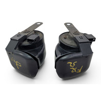 2003-2009 Toyota 4Runner High/Low Pitch Horn Assembly Set (2), F032, OEM, 2003, 2004, 2005, 2006, 2007, 2008, 2009